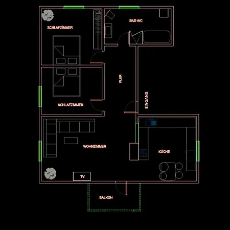 شقة Deluxe - Wohlfuehl-oase Nahe Dem Zentrum باد نوهايم
